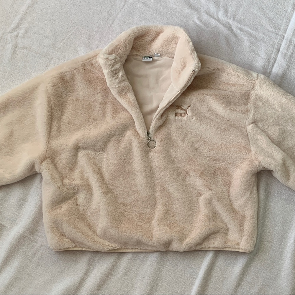 Fuzzy Puma Halfzip